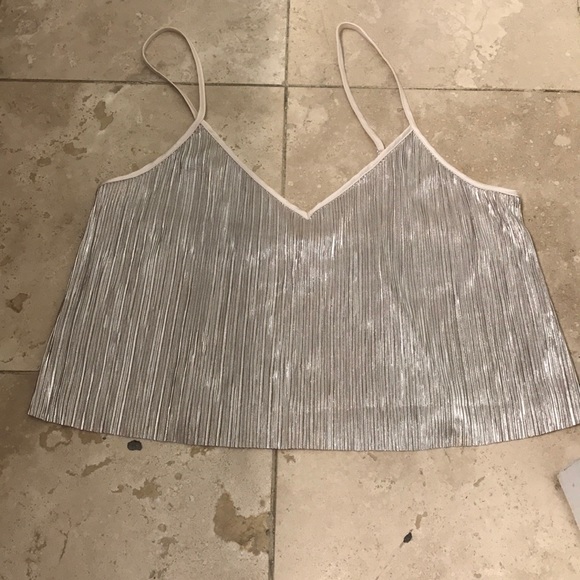 Victoria's Secret Other - Victoria Secret Gold Pajama Tank Top